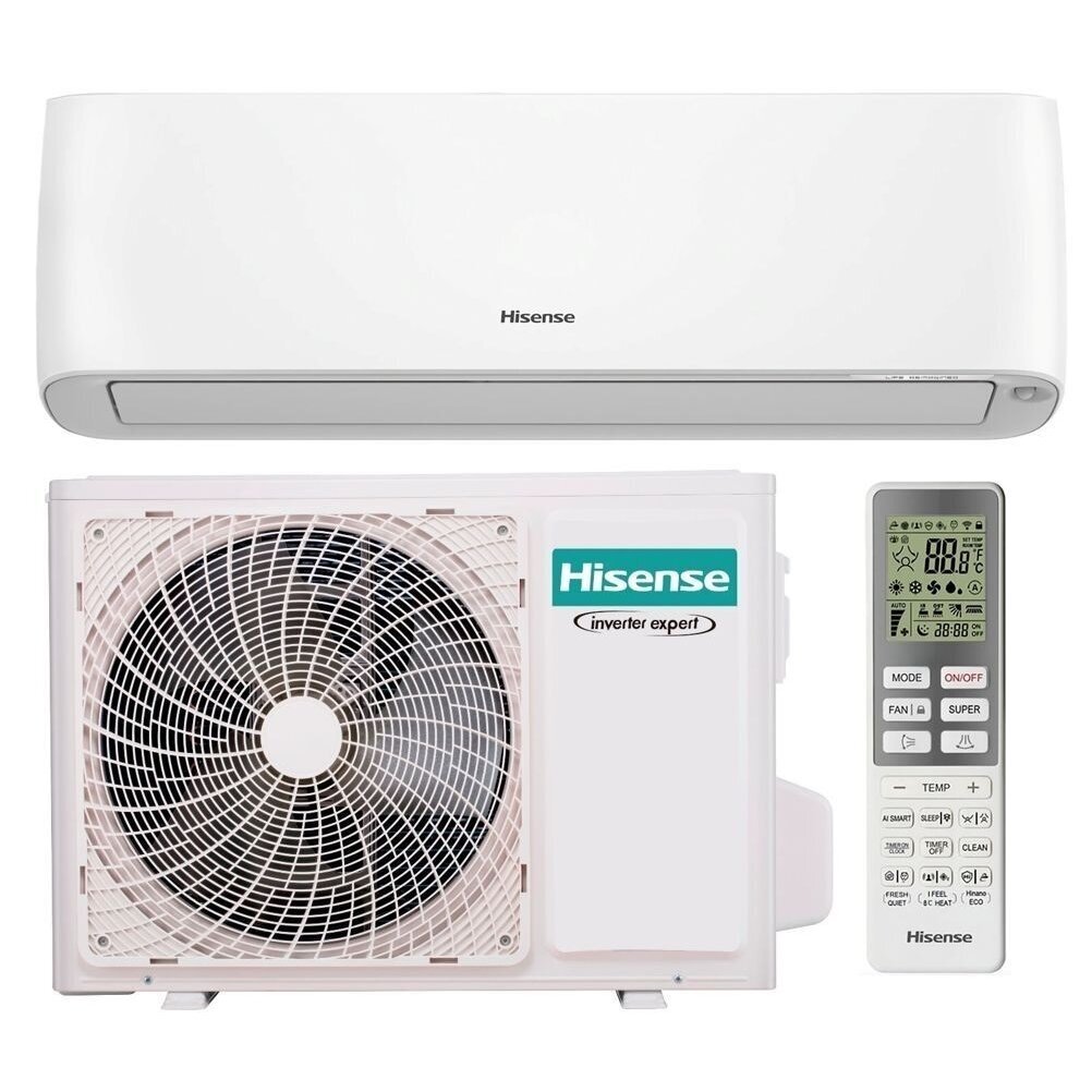 Hisense ENERGY PRO+ (2023 metų modelis) QG35XV0EG-QG35XV0EW SIENINIS ORO KONDICIONIERIUS 3.5/4.2 kW