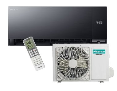 Hisense AIR MASTER (2026 m. modelis) QK32WM0BG – AS35WM0EW SIENINIS ORO KONDICIONIERIUS 3.6/4.0 kW